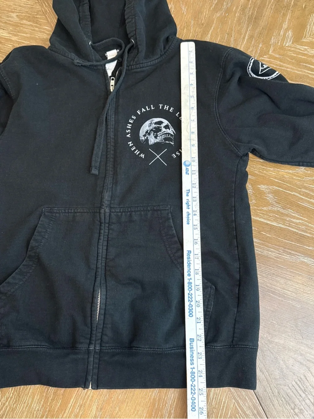 Godsmack When Ashes Fall Graphic Zip-Up Hoodie Jacket